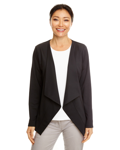 Devon & Jones Perfect Fit™ Draped Open Blazer